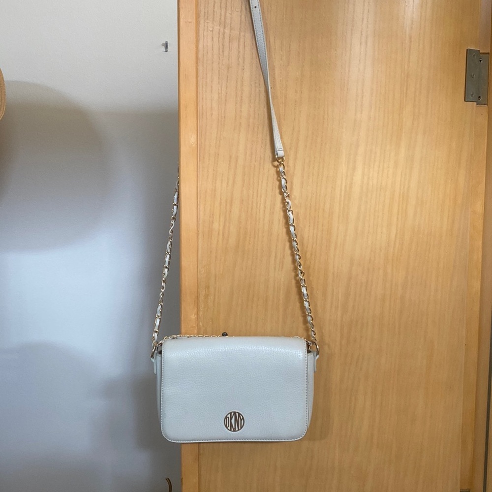 Dkny leather shoulder bag